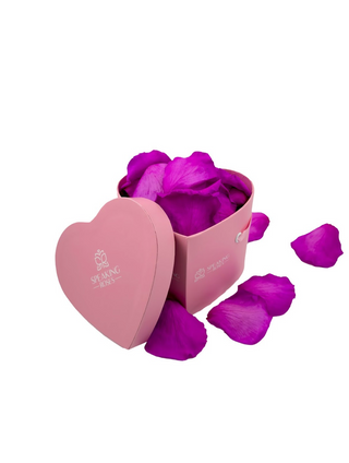 Heart Paper Box  (25 Preserved Petals)